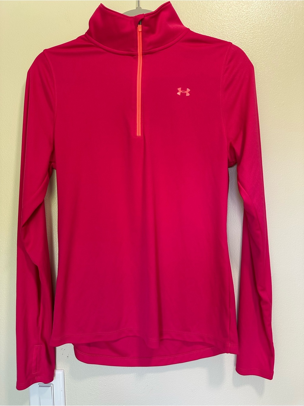 Women’s Under Armour Bright Pink Half Zip Training Top